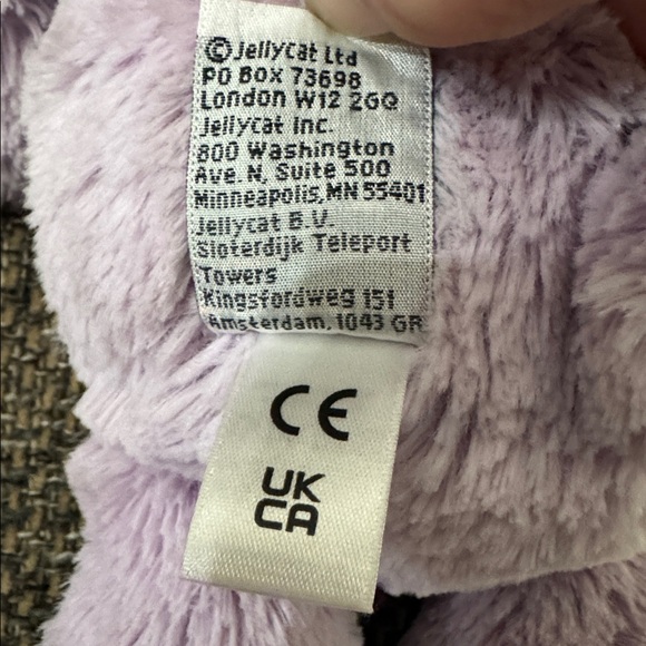 Jellycat Lavender Hippo - Picture 6 of 7